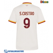 Fotballdrakt Dame AS Roma Santiago Castro #9 Bortedrakt 2026-27 Kortermet